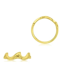 Roxy Waterproof Yellow Trio Waves Ring