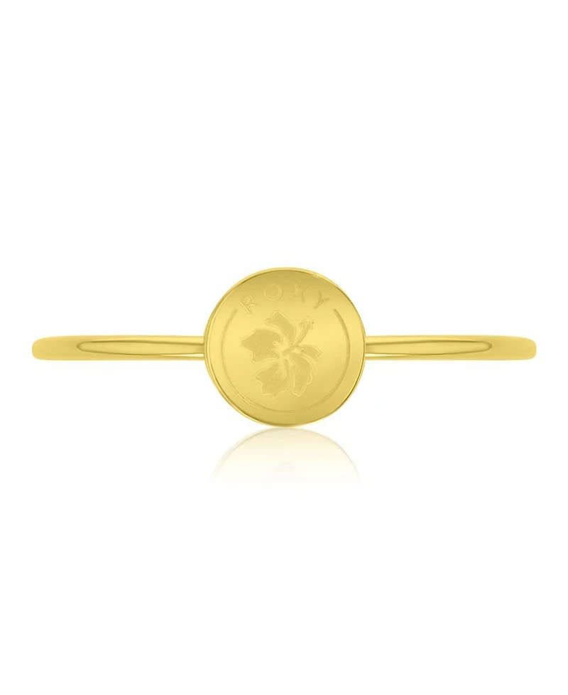 Roxy Waterproof Yellow Hibiscus Ring