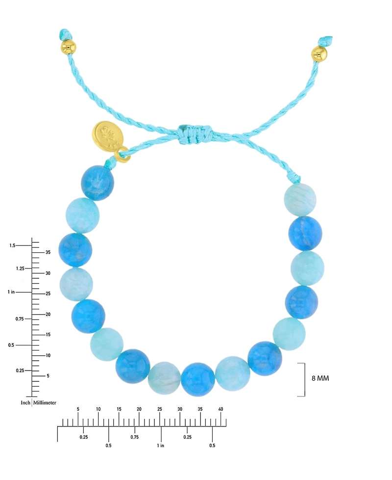 Roxy Waterproof Black Onyx Adujustable Bracelet