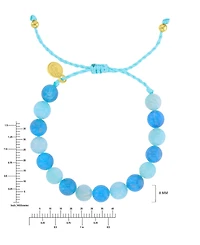 Roxy Waterproof Black Onyx Adujustable Bracelet