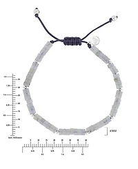Roxy Waterproof Platinum Labradorite Adjustable Bracelet