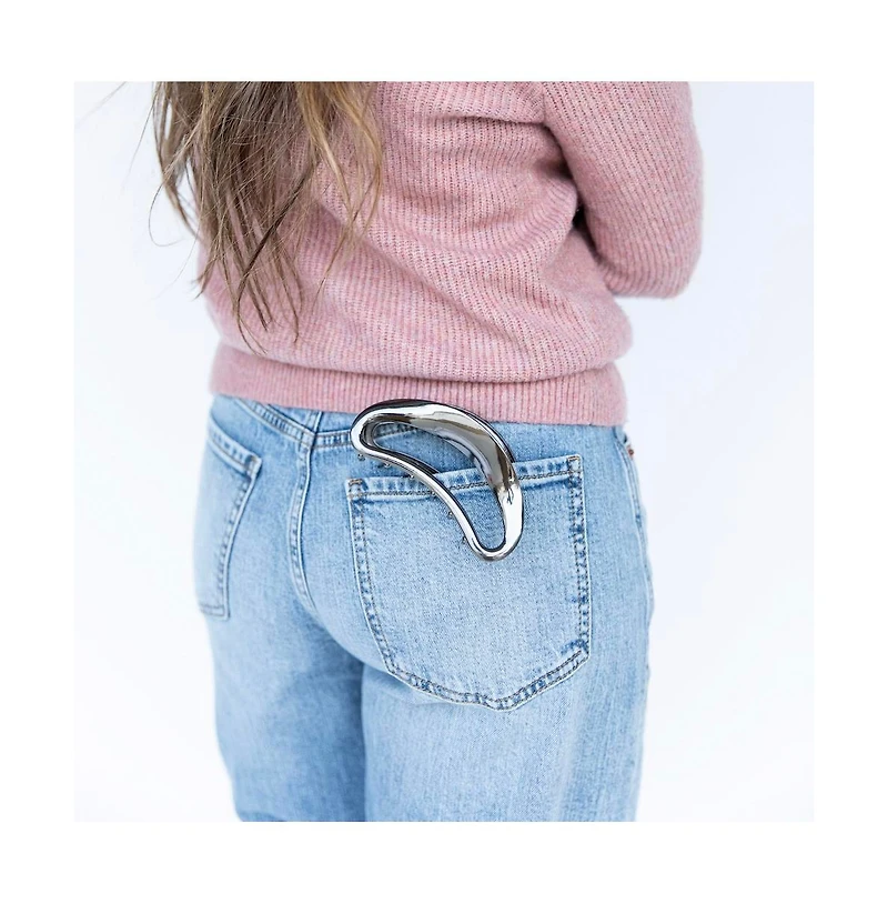 Headbands of Hope Women's Large Crescent Metal Claw Clip