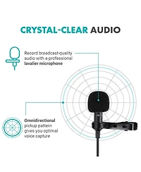 Movo Edge-op Wireless Lavalier Microphone for Osmo Pocket 1 and 2