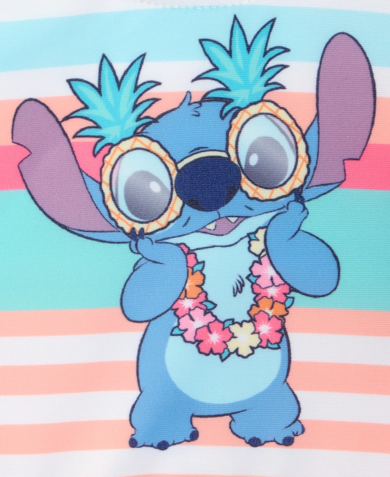 Dreamwave Stitch Toddler Girls' 2T-4T Striped 2-Piece Tankini Swimsuit