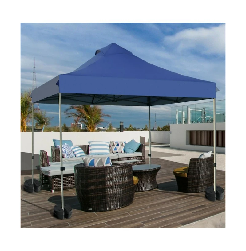 6 pieces Weight Plates Patio Canopy Tent Gazebo Shade Umbrella Water Filled