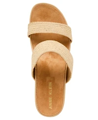 Anne Klein Women's Kapricorn Slip-On Dress Sandals