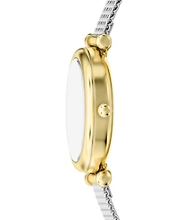 Fossil Women's Carlie Three-Hand Stainless Steel Watch, 28mm