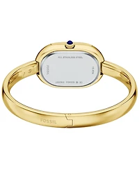 Fossil Women's Sloan Three-Hand Gold-Tone Stainless Steel Watch, 24mm
