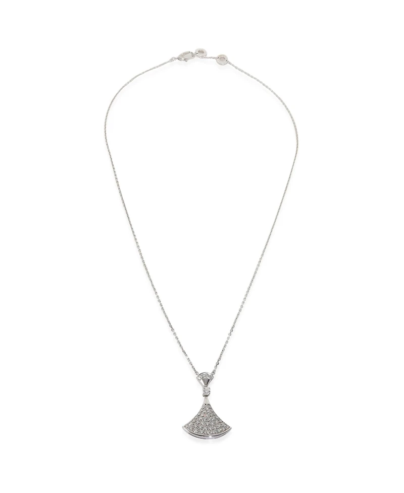 Bvlgari White Gold Diamond Diva's Dream Pendant