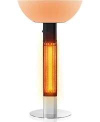 Cowsar 1500W Outdoor Patio Heater, Rapid Heating in 5s with Led Lights and Remote Control, IP55 Waterproof and Overheat Protection