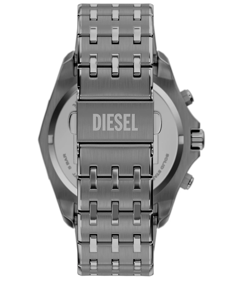 Diesel Men's Stinger Quartz Chronograph Gunmetal Stainless Steel Watch, 46mm