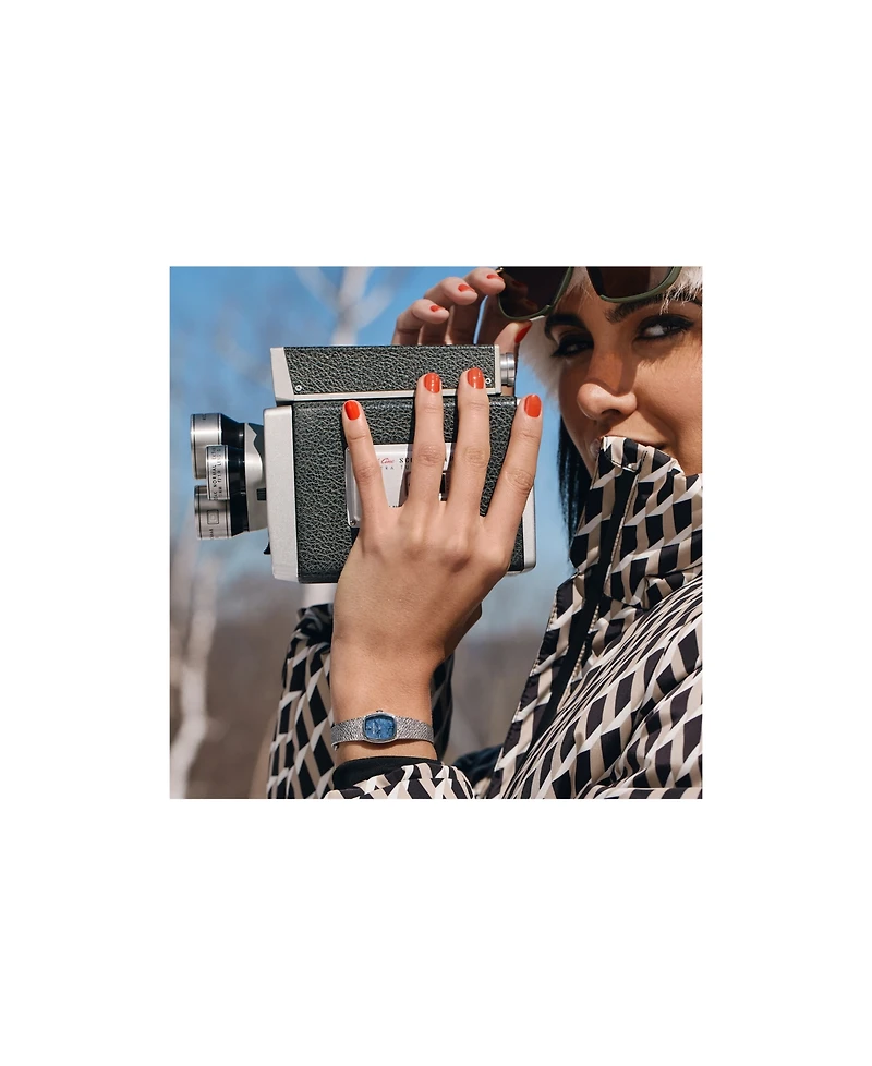 Bulova Women's Classic Goddess of Time Silver-Tone Stainless Steel Bracelet Watch 17mm