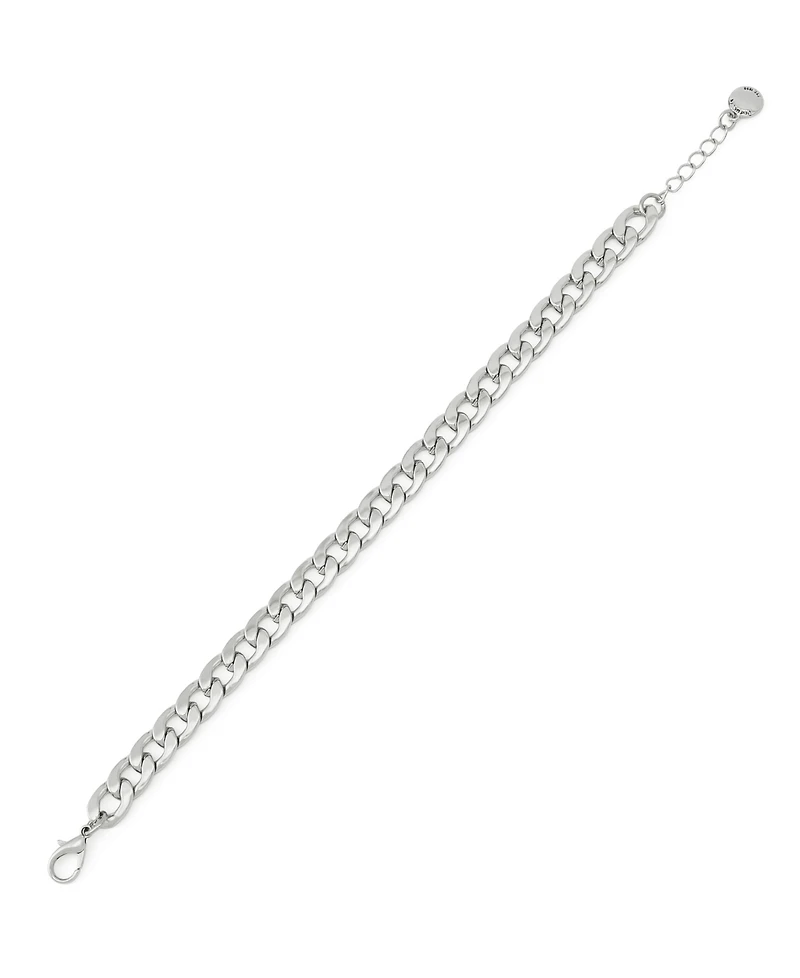 Steve Madden Faceted Curb Chain Anklet