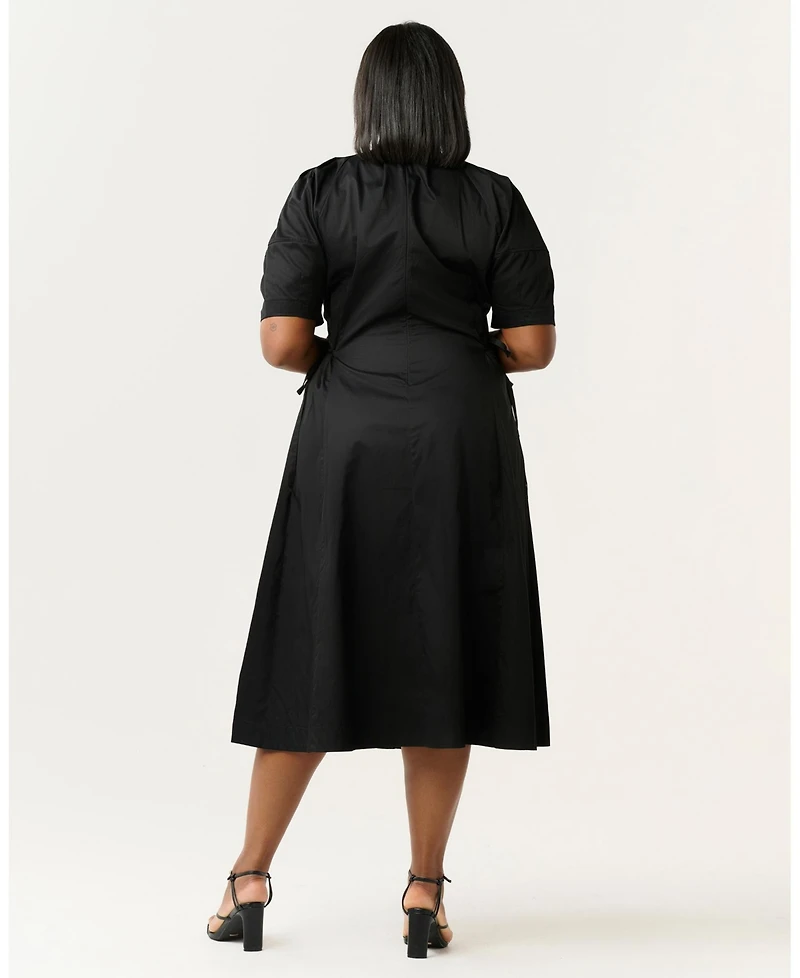 Estelle Plus Size Kyah Cotton Midi Dress