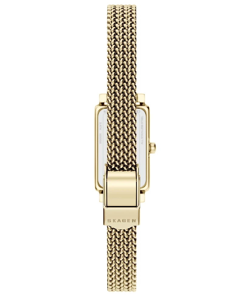 Skagen Women's Hagen Micro Quartz Two-Hand Gold Stainless Steel Watch, 31mm