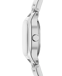 Skagen Women's Mellem Micro Quartz Two-Hand Silver Stainless Steel Less Than Watch, 22mm