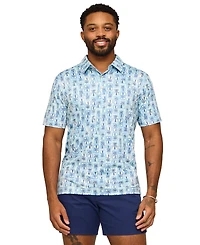 Chubbies Men's The Miami Mosaic Polo Shirt