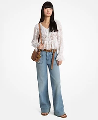 Michael Kors Women's High-Rise Bootcut Jeans