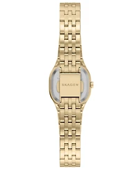 Skagen Women's Mellem Micro Quartz Two-Hand Gold Stainless Steel Less Than Watch, 22mm