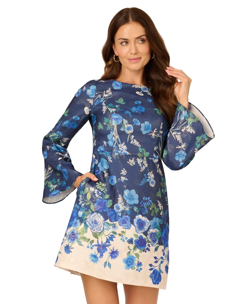 Adrianna Papell Women's Printed A-Line Dress