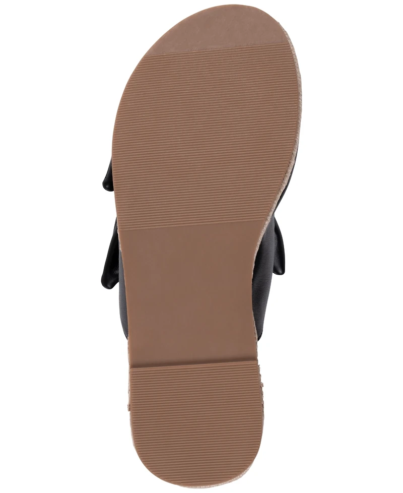 Gc Shoes Women's Cosmos Double Bow Espadrille Wedge Sandals