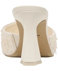 Dolce Vita Women's Nandy Confetti Shell Embellished Slide High Heel Dress Sandals