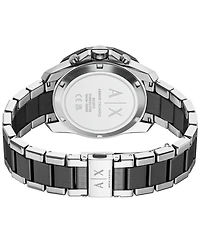 Armani Exchange Men's Quartz Chronograph 2-Tone Stainless Steel Watch, 44mm