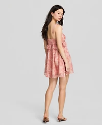 And Now This Women's Paisley Ruffle Mini Dress, Macy's Exclusive