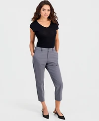 I.n.c. International Concepts Petite Mid-Rise Slim Trousers, Exclusively at Macy's