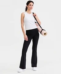 Id Ideology Women's Studio Foldover Waist Flare Leggings, Macy's Exclusive