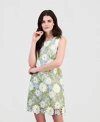 Sam Edelman Women's Embroidered Sleeveless Sheath Dress