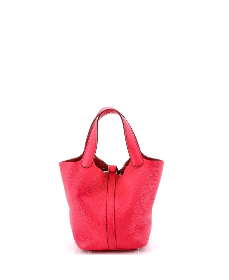 Pre-Owned HERMES Pm Picotin Lock Bag Clemence