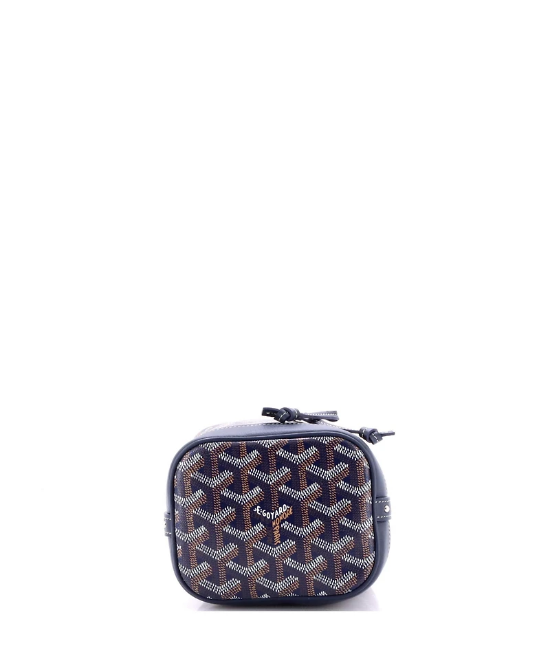 Pre-Owned Goyard Mini Petit Flot Bucket Bag Coated Canvas