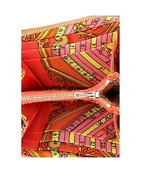 Pre-Owned HERMES Compact Zipengo Chaine d'Ancre Card Holder Leather