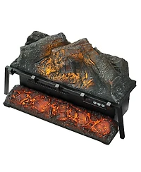 Sugift Electric Fireplace Log 23" Insert Heater with Remote Flames Timer