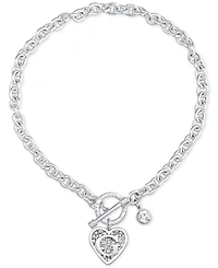 Guess Logo Link Pendant Necklace