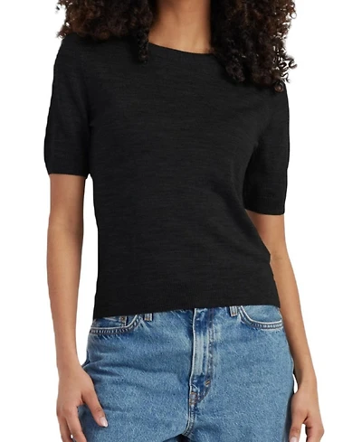 Chinti & Parker Women's Pure Merino Wool Short Sleeve Tee