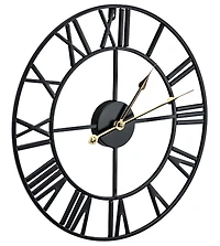 Sorbus 16 Inch Roman Numeral Wall Clock for Living Room, Kitchen, Bedrom Home Decor