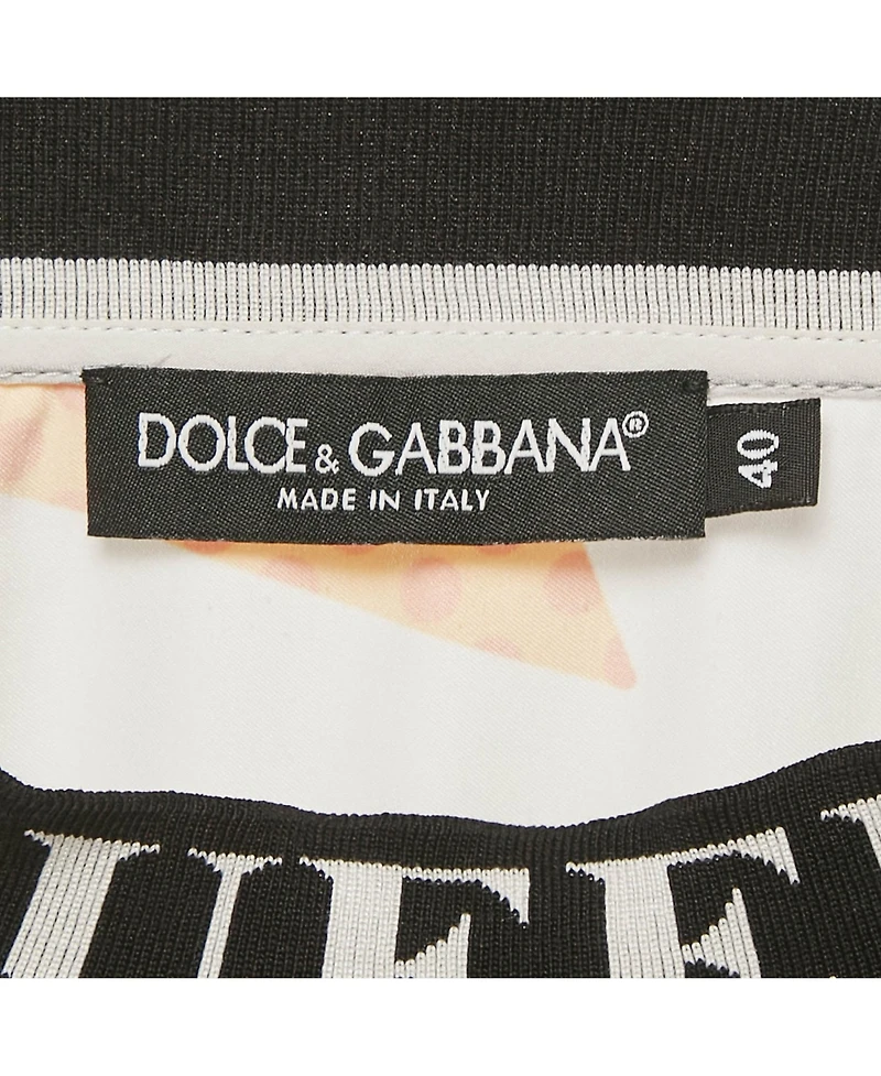 Pre-Owned Dolce & Gabbana Women's Multicolor Printed Satin Tunic