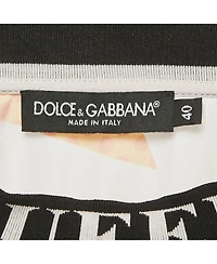 Pre-Owned Dolce & Gabbana Women's Multicolor Printed Satin Tunic