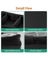 Mega Casa 2 Door Accent Cabinet, 3 Tier Kitchen Organizer Shelf