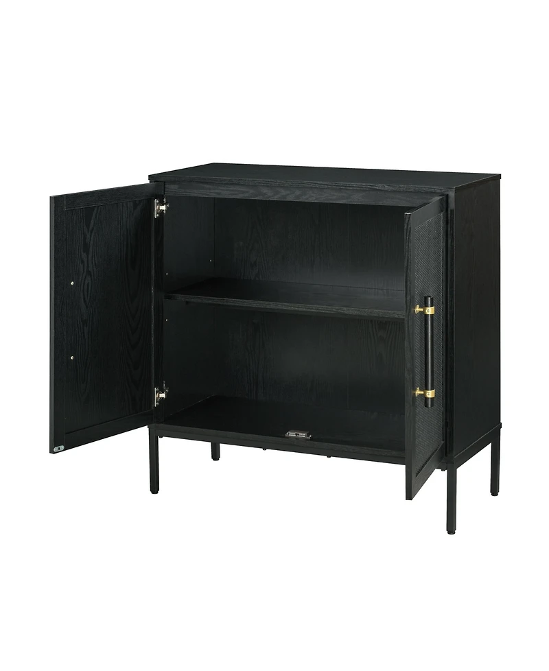 Hopper Studio 34.35" Wood Sophia Wooden 2-Door Accent Cabinet