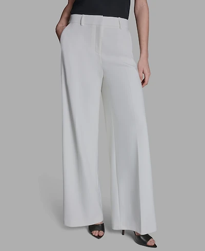 Bcbg Women's Mid-Rise Wide-Leg Pants