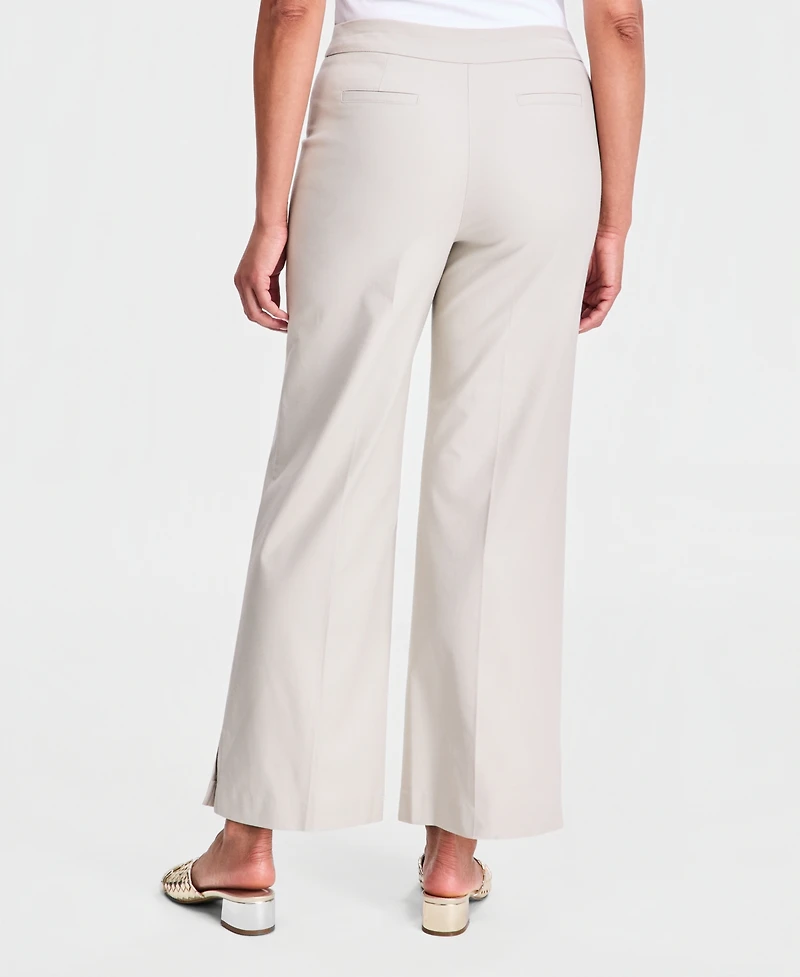 Jm Collection Women's Mid-Rise Pull-On Wide-Leg Pants, Macy's Exclusive