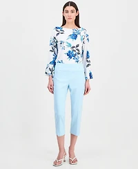 Jm Collection Women's Pull-On Capri Tummy-Control Pants, Exclusively at Macy's