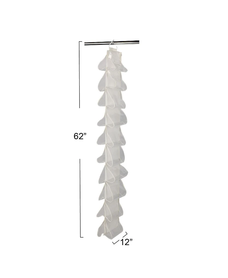 Household Essentials 20-Pocket Closet Shoe File