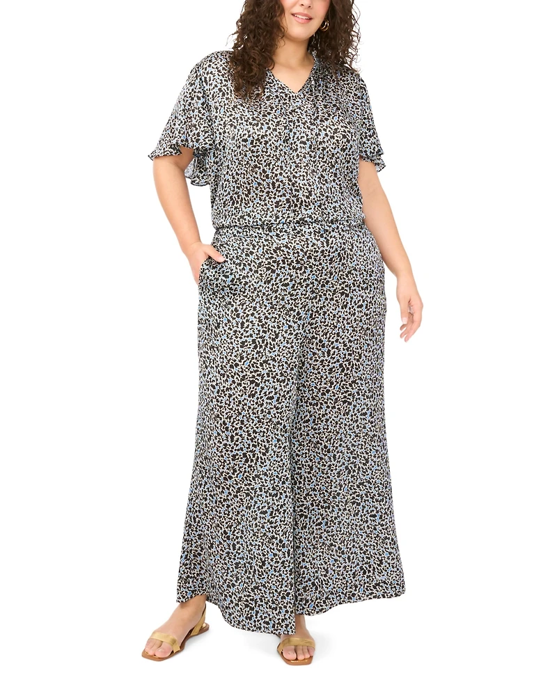Vince Camuto Plus Wide Leg Pull-On Pants