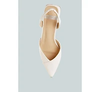 Tijay Soft Real Leather Slingback Sandals