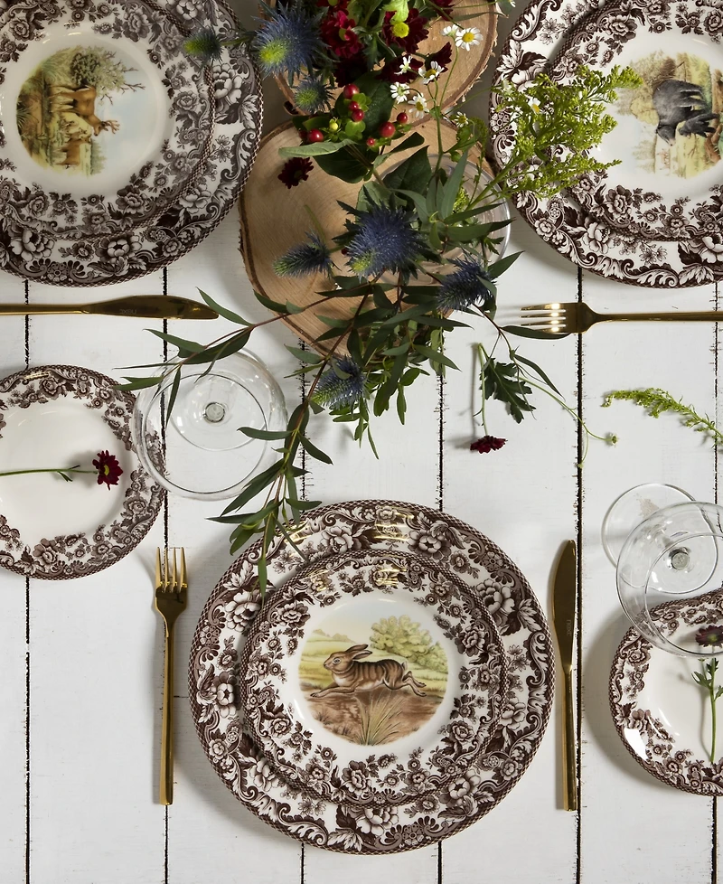 Spode Woodland Rabbit Dinner Plate