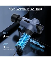 Sugift Portable All-In-One Heated Foot Bubble Spa Bath Motorized Massager-Gray